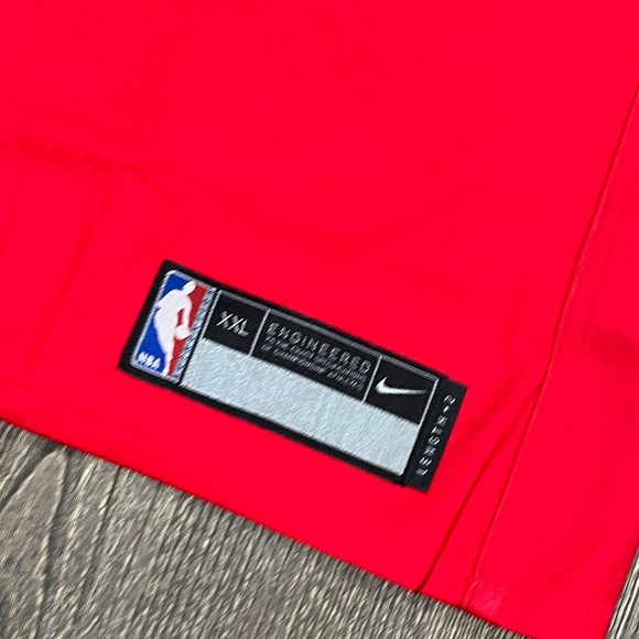 NWT Nike NBA Team Player Issue Basketball Jersey Vest Reversible Red 2XLT - Picture 2 of 7